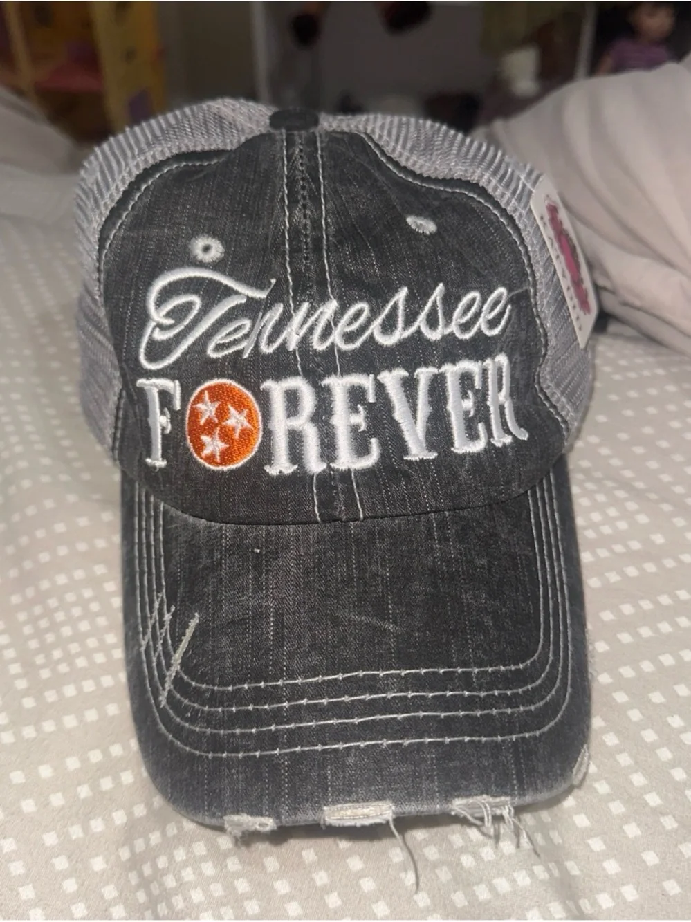 Tennessee Forever Distressed Women’s Baseball Cap